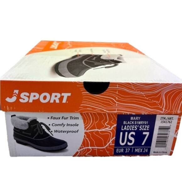 JSport Jambu Women's Boots Short Duck Waterproof Size 7 NIB - Picture 10 of 11